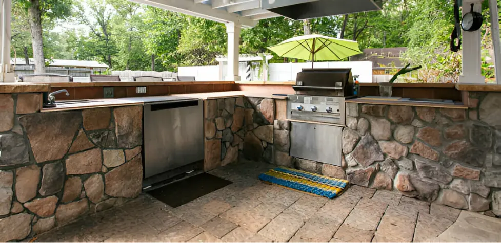 outdoor bbq counters in dubai